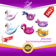 Baby Boat - Ban Pelampung Renang Anak Bebek Angsa Flamingo Merak - DEMURAH