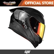 EVO GT PRO - Carbon Series Full Face Dual Visor With Free Clear lens