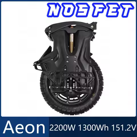 2026 NOSFET AEON 2200W Motor 1300Wh 151.2V 50S Battery Peak Power 8000W 3.0-12 Tire Size 90mm Suspen