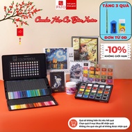 Global Art Spring Painting Tools Combo Includes Global Art Drawing Book and Pencil Colors, Semi-Dry 