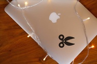 Decal Sticker Macbook Apple Stiker Gunting Laptop