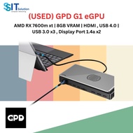 (USED) GPD G1 eGPU (AMD RX 7600M XT | 8GB VRAM | HDMI, USB 4.0, USB X3, DISPLAY PORT 1.4A x2)