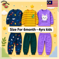 Kids Pyjamas Set Children Sleepwear Baju Tidur Kanak Kids Cloth Baby Nightwear Clothes Pajamas Bayi