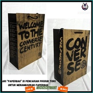 Converse Classic Straight Edge Canvas Backpack Canvas Backpack Bagpack/ School Bag/ College Bag/ Wor
