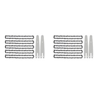 10 Pieces 6 Inch Mini Chainsaw Chain with 4 Pcs Replacement Saw Chain Bar for Cordless Electric Port