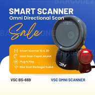 2D OMNI BARCODE SCANNER VSC BS-669 (QR CODE/PDF417/EFAKTUR) AUTOSENSOR - BOSS SHIP