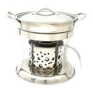 Stainless Steel Personal Hot Pot 17cm / Pot Peribadi Keluli Tahan Karat 17cm