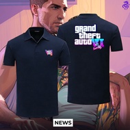 Ready to ship GTA6 Polo Men’s clothing – comfortable and soft for a relaxing day GTA6 Polo Shirts S-
