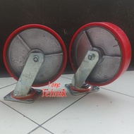 6" sagenwerk heavy duty trolley wheels live type