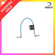 ERNIE BALL Ernie Ball Flex Patch Cable for Guitar/Bass, model 6456 — Blue, 12 in (30 cm)