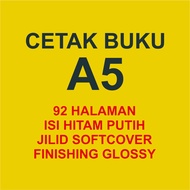 PRINT A5 92 PAGES SOFTCOVER BOOK