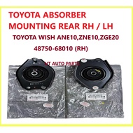 TOYOTA WISH ANE10 ZNE10 ZGE20 REAR ABSORBER MOUNTING 1PC ONLY 48750-68010 (RH) 48760-68010 (LH)