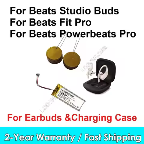 For Beats Studio Buds AEC701346 Fit Pro Powerbeats Pro 1254 Headset Earbuds Charging Case Battery