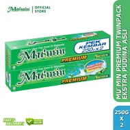 MU'MIN Premium Ubat Gigi - Ekstra Pudina Asli 250g x 2 FOC Junior
