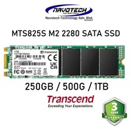Transcend SSD MTS825S M.2 SATA SSD 2280 3D NAND (250GB/500GB/1TB/2TB)