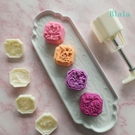 Blala Pastry Moulds Mooncake Molds Mooncake Moulds Hand Pressure Plastic Material