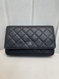 Chanel classic woc 黑銀