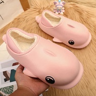 ️ Cartoon Cotton Slippers For Couples Winter Shoes Home Wear Cute Women