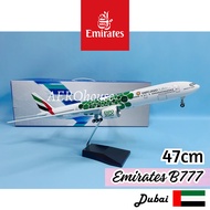47cm Emirates Airlines B777 Expo 2020 Dubai Kapal Terbang Besar Aeroplane Big Aircraft