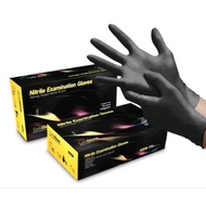 Nitrile BLACK Gloves Strong Soft Multipurpose Hand A Pair/2pc