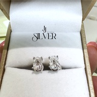 Moissanite Oval Cut 0.5 ct Diamond Earrings