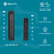 SOLITY GEA-1000 Face Digital Door Lock + SOLITY G1 Gate Lock | AN Digital Lock