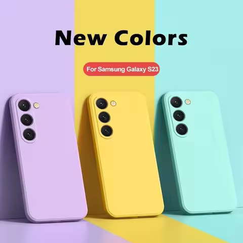 Origina Liquid Silicone Phone Case for New Samsung Galaxy S25 Egde S24 FE S23 S22 Ultra Plus Funda T