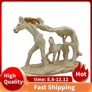 Horse Sculpture Resin Indian Horse Statue Home Decoration Desktop Decoration Animal Figurines