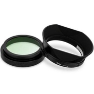 Haoge LH-XVI-IIB Metal Square Lens Hood Lens & MC UV Protection Filter For Fujifilm X100 Series X100