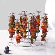 Dehydrator Rack Barbecue Holder For Home Air Fryer Skewer Barbecue Rack Vertical Skewer Stand Barbecue Rack