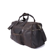 First Layer Crazy Horse Leather Luggage Bag European American Men Large Capacity 77cm Portable Trave