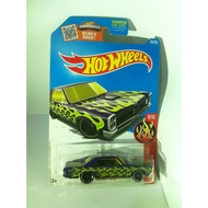HW Hot Wheels. 2016 Flames Mini CollectionHW - 9. 65 Pontiac GTO. Metalflake Purple by MATTEL