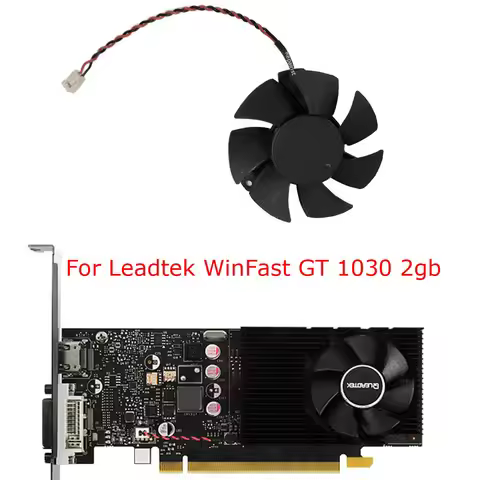 Graphics Cooler,GPU Video Card Fan,For Leadtek WinFast GT 1030 2gb,For EMTEK XENON GT1030 AXLE 1030 