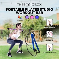 Portable Pilates Studio Workout Bar [ Tone Strengthen Flex Versatile Compact Bar for Dynamic Sculpti