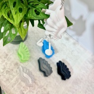 Angel Wing shaped shortened headphone/earpods coil