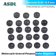 ASDL 5pcs Motorcycle Engine Parts Adjustable dia 8.85 - 8.9 mm thickness 1.72mm - 2.6mm Valve Shim F