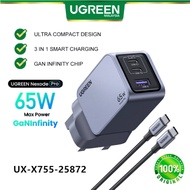 UGREEN Nexode Pro 160W / 100W / 65W USB C GaN Charger Wall Adapter Super Fast Charge 2.0 65W Ultra-S