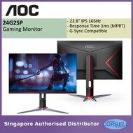 AOC 24G2SP 23.8” Flatscreen Monitor IPS Panel 165Hz /1ms (MPRT)/G-Sync Compatible/ HDMI DP/ HDR mode