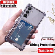 For Samsung Galaxy A37 5G 6.7 inch SM-A376 A376B A376U A376W A3760 Soft Silicone Card Slot Wallet Je