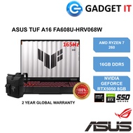 ASUS TUF A16 FA608U-HRV068W GAMING LAPTOP (RYZEN 7 260,16GB,512GB SSD,16"FHD+ 165Hz,RTX5050 8GB,WIN1