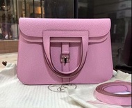 Hermes Halzan 25 bag 錦葵紫銀扣