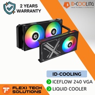 Flexi Tech ID-COOLING IceFlow 240 VGA ARGB GPU AIO Liquid Cooler
