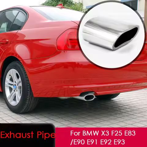 For BMW X3 E83 F25 3 Series E90 E91 320d 318d 318i E92 E93 Car Styling Accessories Rear Tail Throat 