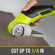 Cordless Electric Scissors 4V Electric Mini Cutter with Extra Blade and Charger Lightweight 0.87 lbs