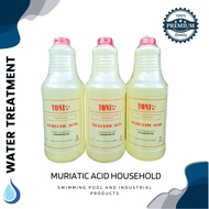 Muriatic acid 1L HOUSEHOLDS GRADE toilet cleaner
