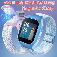 For Awei Kids Smart Watch Strap  Awei H29 H30 H66 Strap Elastic Woven Magnetic Strap