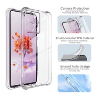 LENS Camera Protect Air Bag Crystal Case For HMD Crest 5G Transparent Back Cover Funda Phone HMD Cre