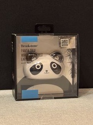 美國Brookstone熊貓造型無線藍芽耳機wireless earbuds