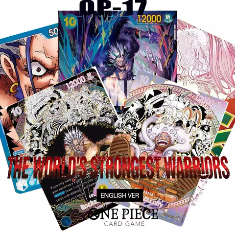 Diy Pre-Order ENGLISH One Piece Op-17 The Worlds Strongest Warriors Eb04-061 Monkey D Luffy Op17-118