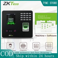 ZKTeco Fingerprint Attendance Machine LCD Screen Intelligent Biometric Face Recognition Absence